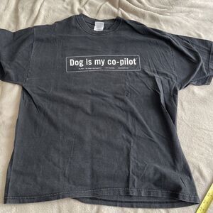 Vintage Dog Is My Co-pilot T-shirt